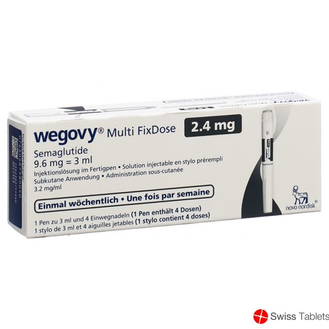Wegovy Multi FixDose injection solution 2.4 mg pre-filled pen