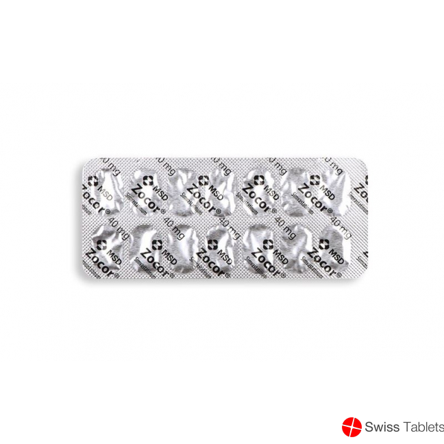 Zocor 40mg 98 Filmtabletten buy online