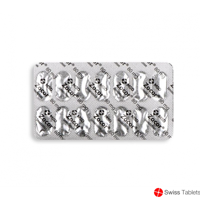 Zocor Filmtabletten 80mg 98 Stück buy online