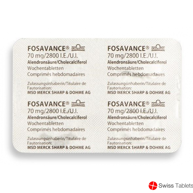 Fosavance Wochentabletten 70/2800 12 Stück buy online