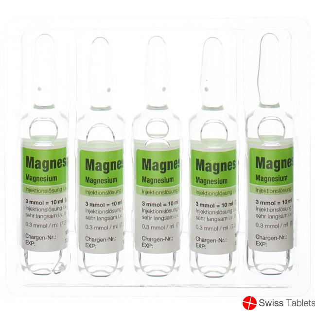 Magnesiocard Injektionslösung i.v. 10 Ampullen 10ml buy online