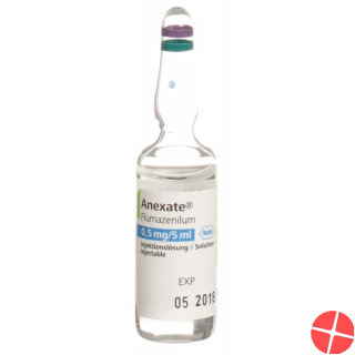 Anexate Injektionslösung 0.5mg/5ml 5 Ampullen 5ml