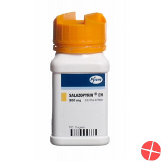 Salazopyrin En Dragees 0.5g 100 Stück