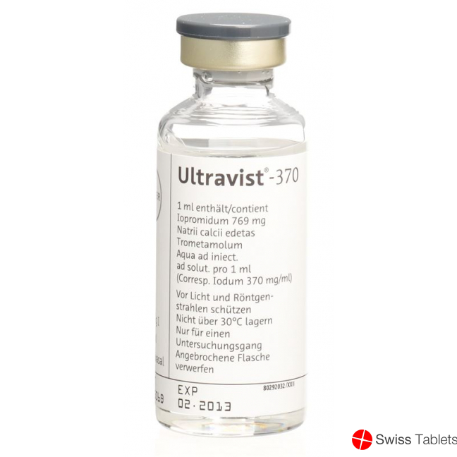 Ultravist Injektionslösung 370mg Flasche 200ml buy online