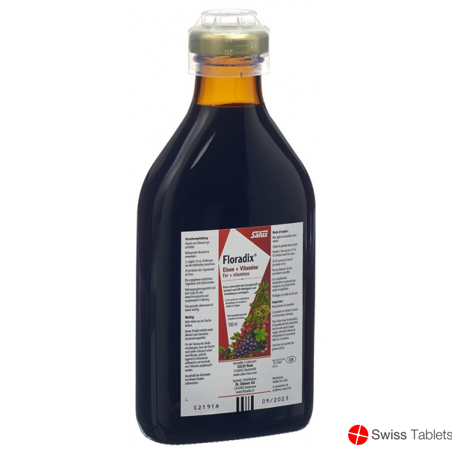 Floradix vitamins + organic iron Juice bottle 500ml buy online