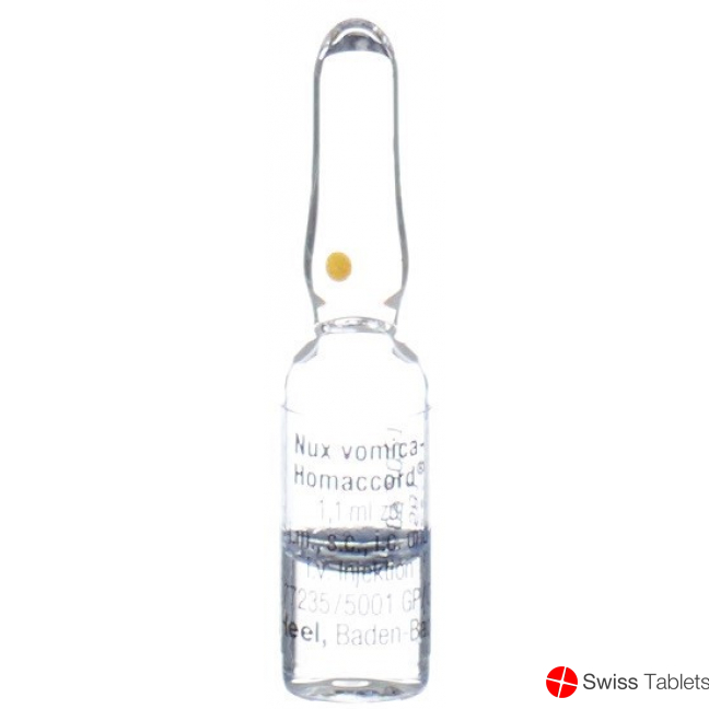 Homaccord Nux Vomica Injektionslösung Ampullen 10 Stück buy online