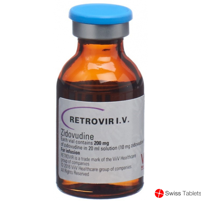Retrovir Azt Infusionslösung 200mg/20ml 5x 20ml buy online