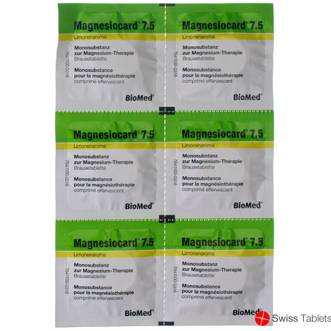 Magnesiocard 7.5 Brausetabletten 7.5 Mmol 20 Stück buy online