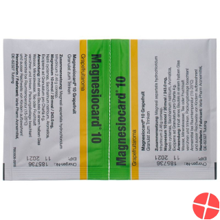 Magnesiocard 10 Granulat 10 Mmol Grapefruit 50 Beutel 5g