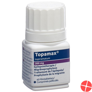 Topamax Filmtabletten 200mg 60 Stück