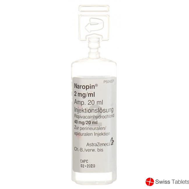 Naropin Injektionslösung 0.2% 5 Duofit Ampullen 20ml buy online