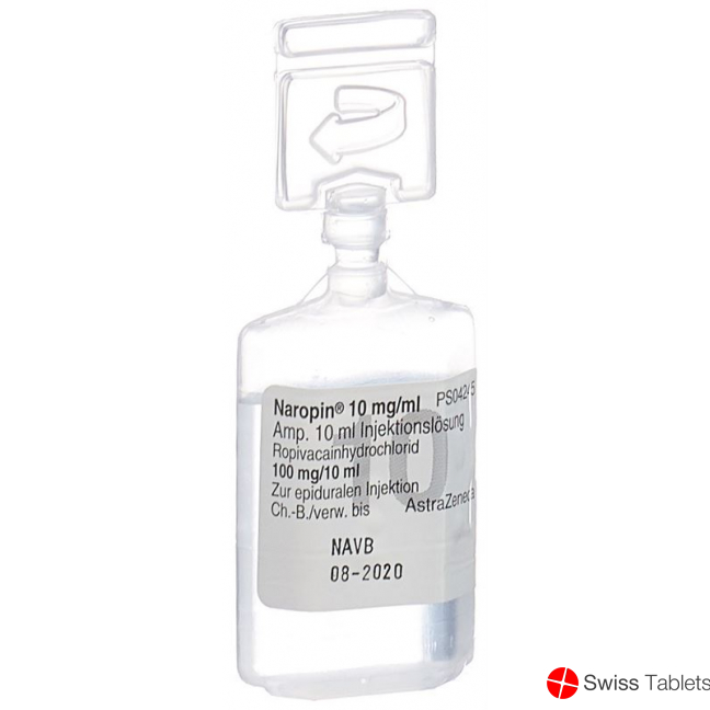 Naropin Injektionslösung 1% 5 Duofit Ampullen 10ml buy online