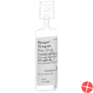 Naropin Injektionslösung 1% 5 Duofit Ampullen 20ml