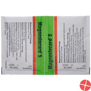 Magnesiocard 5 Granulat 5 Mmol Orange 20 Beutel 5g
