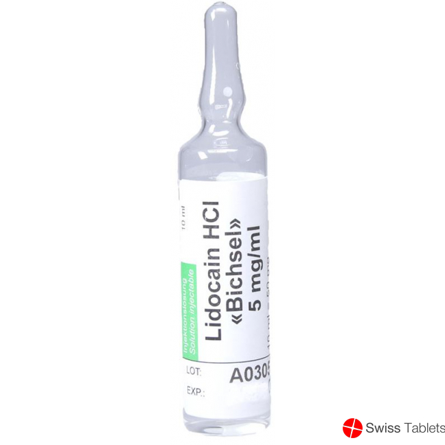 Lidocain Bichsel Injektionslösung 0.5% 10 Ampullen 10ml buy online