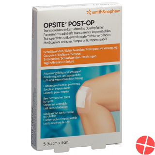 Opsite Post OP Folienverband 6.5x5cm 6x 5 Stück