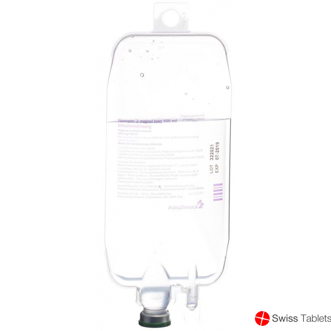Naropin Injektionslösung 0.2% 5 Polybag 100ml buy online