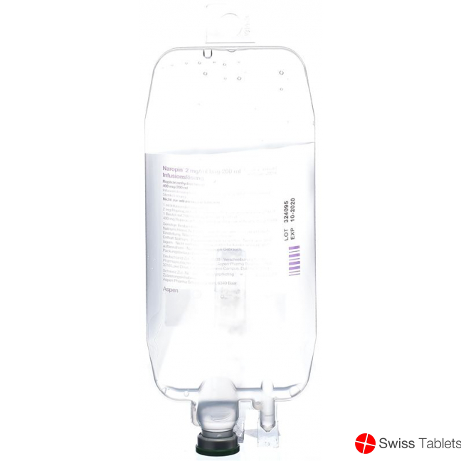 Naropin Injektionslösung 0.2% 5 Polybag 200ml buy online