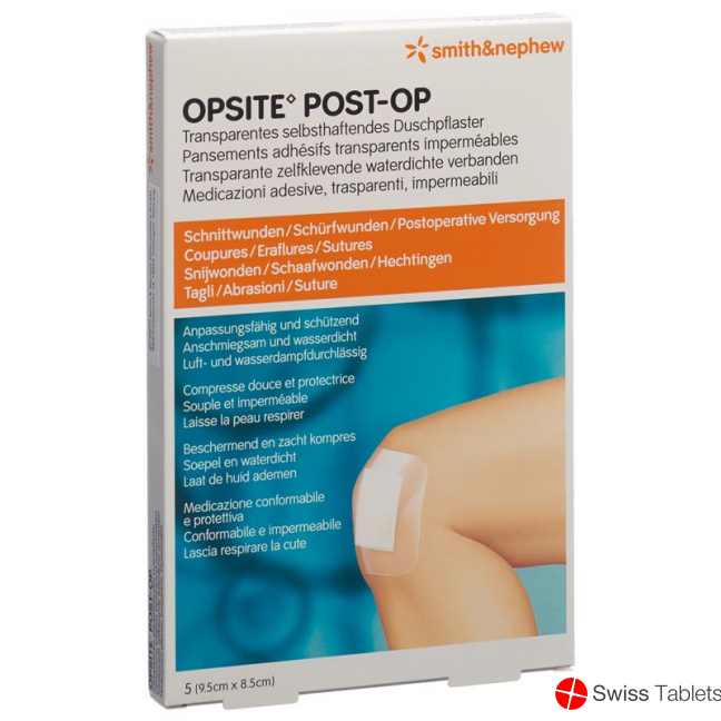 Opsite Post OP Folienverband 9.5x8.5cm 6 Beutel 5 Stück buy online