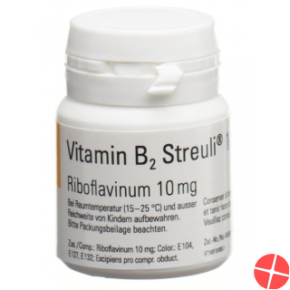 Vitamin B2 Streuli Dragees 10mg 20 Stück