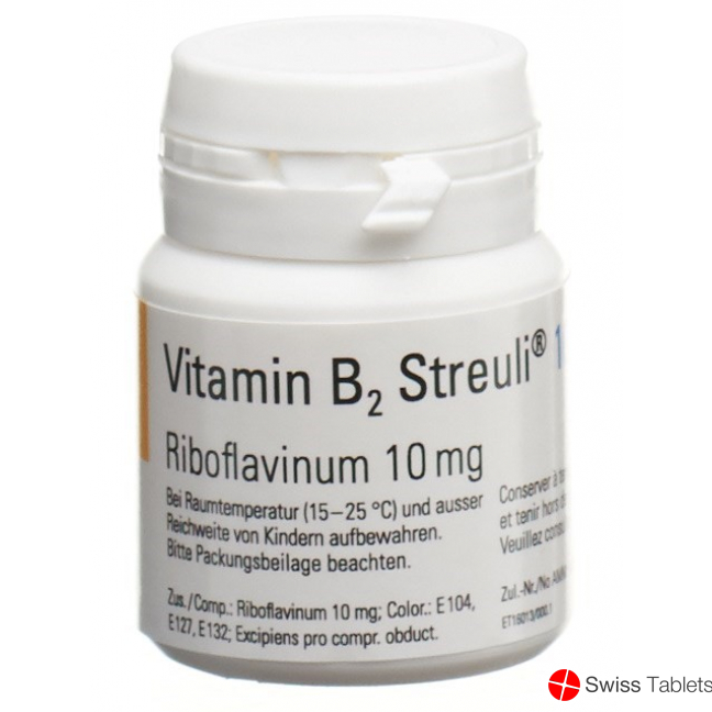 Vitamin B2 Streuli Dragees 10mg 20 Stück buy online