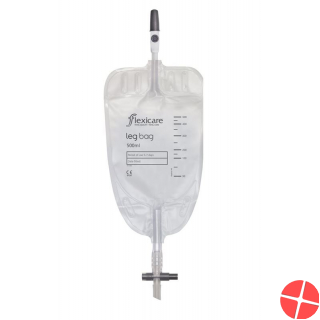 Flexicare Urinbeutel 500ml 7cm Ablauf Rv 10 X