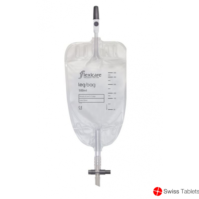 Flexicare Urinbeutel 500ml 7cm Ablauf Rv 10 X buy online