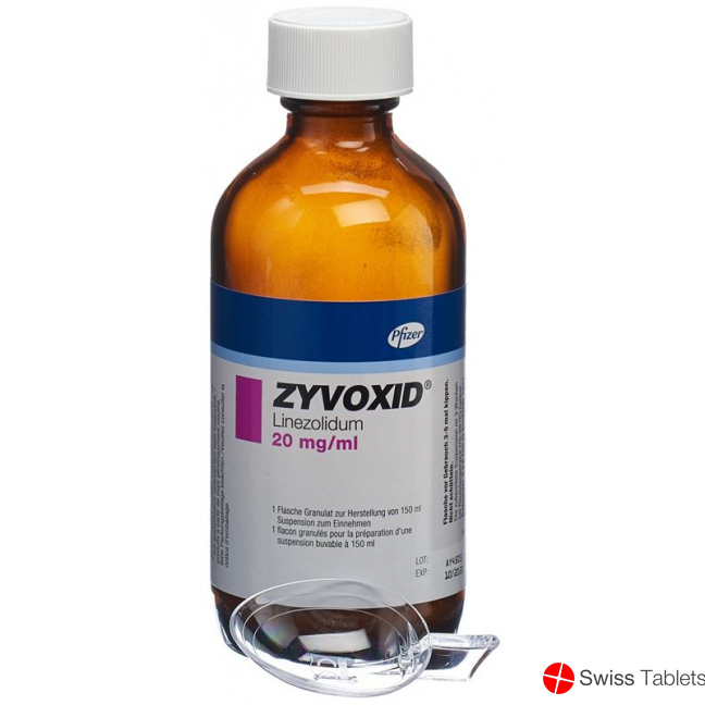 Zyvoxid Suspension 20mg/ml Flasche 150ml buy online