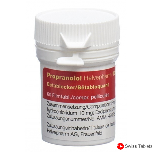Propranolol Zentiva Filmtabletten 10mg Dose 60 Stück buy online