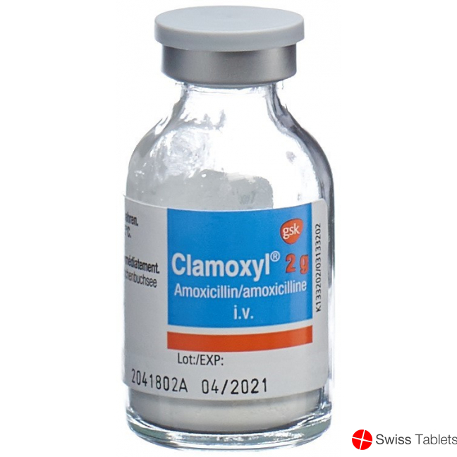 Clamoxyl Trockensubstanz 2g Durchstechflasche 10 Stück buy online