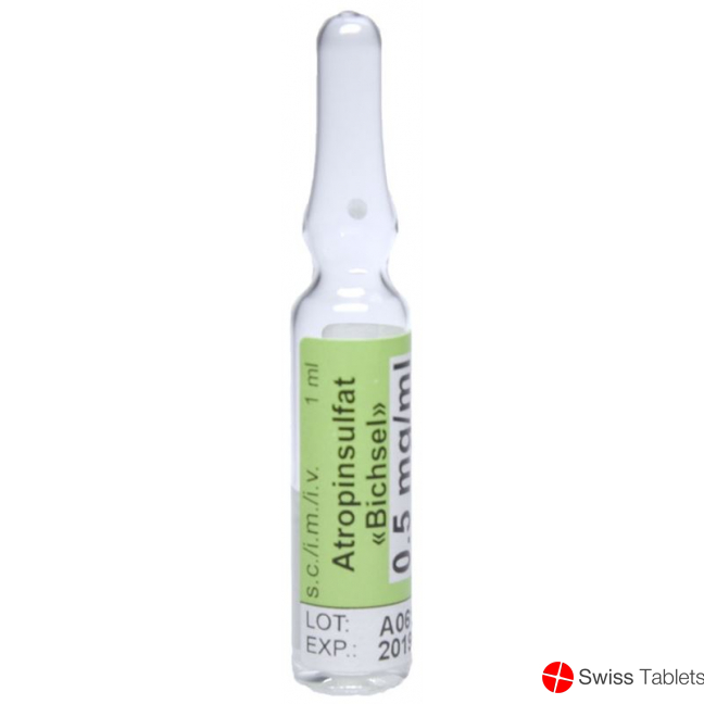 Atropinsulfat Bichsel 0.5mg/ml 10 Ampullen 1ml buy online