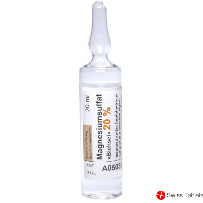 Magnesiumsulfat Bichsel 20% 10 Ampullen 20ml buy online