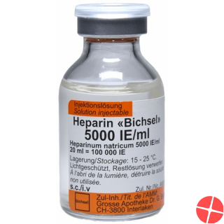 Heparin Bichsel 100000 Ie/20ml Steril Vial 20ml