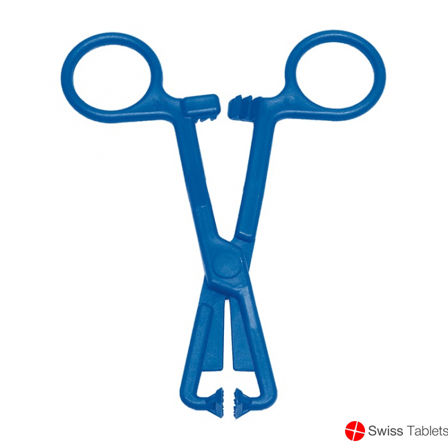 Sahag all-purpose clamp 13cm plastic blue buy online