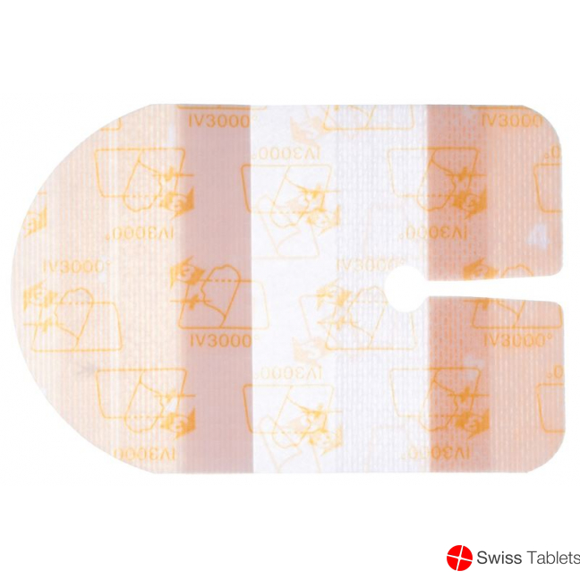Opsite IV3000 Kanülenfixation 7x9cm Schlitz 100 Stück buy online