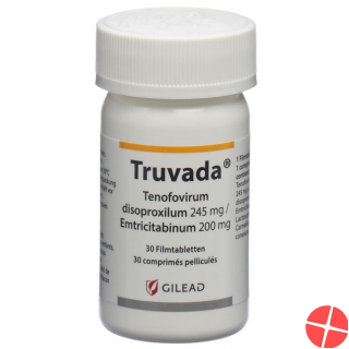 Truvada 245 mg / 200 mg 30 tablets