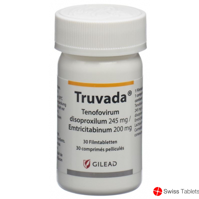 Truvada 245 mg / 200 mg 30 tablets