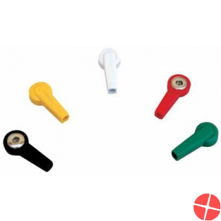 Cardioline snap button adapter 4mm connector