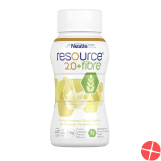 Resource 2.0 Fibre Drink Vanille 4x 200ml