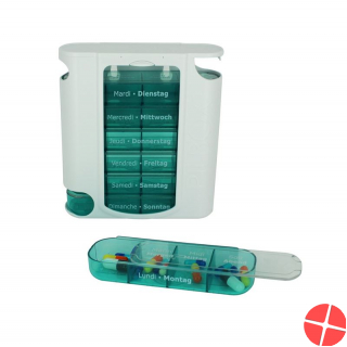 Pilbox 7 Medikamentenspender D/f 7 Tage