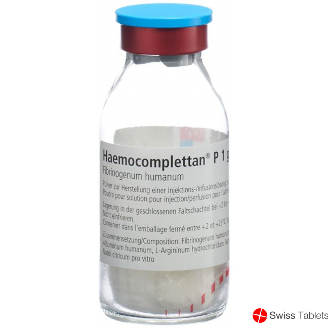 Haemocomplettan P Trockensubstanz 1g i.v. Flasche buy online