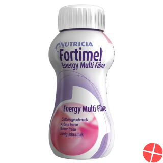 Fortimel Energy MultiFibre Erdbeer 4x 200ml Fortimel Energy MultiFibre Erdbeer 4x 200ml