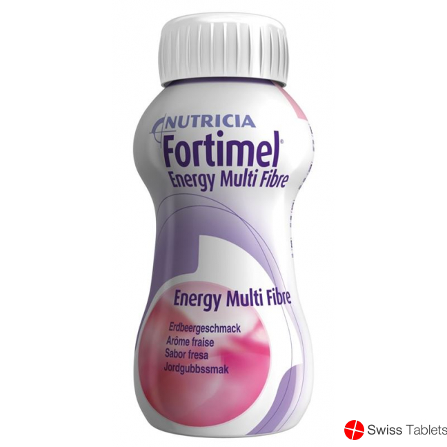 Fortimel Energy MultiFibre Erdbeer 4x 200ml buy online