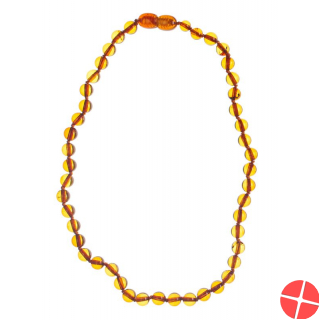 Selena's Amber Necklace Balls Cognac Baby