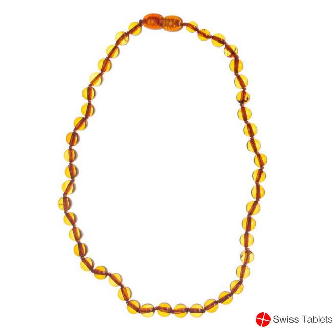 Selena's Amber Necklace Balls Cognac Baby buy online