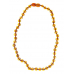 Selena's Amber Necklace Balls Cognac Baby buy online