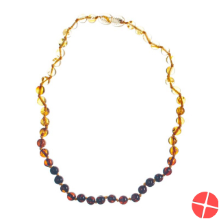 Selena's Amber Necklace Balls Flowing Baby