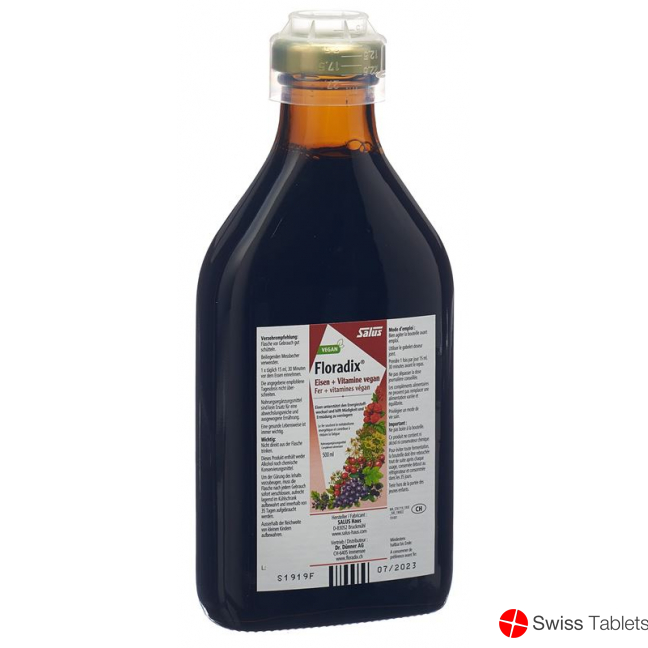 Floradix HA Vitamins + Organic Iron 500 ml
