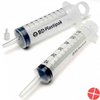 BD Plastipak Wund Blasenspritz 50/60ml 3-teilig 60 Stück