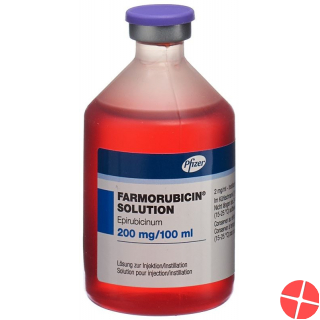 Farmorubicin Sol Injektionslösung 200mg Cytosafe 100ml
